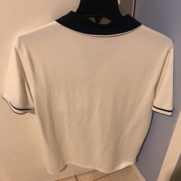 Club Monaco Polo shirt , white/blanc , size S - Picture 3 of 4